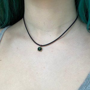 Emerald Dainty Necklace